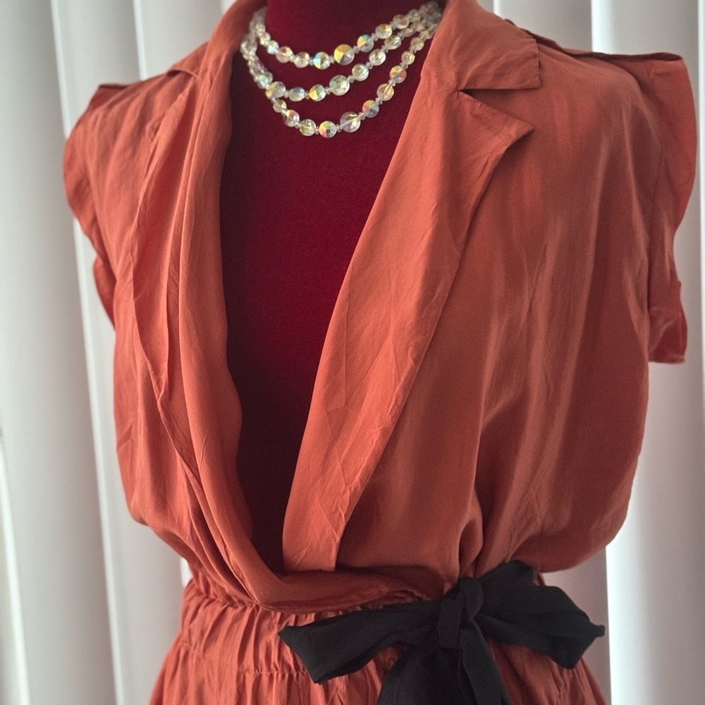 FENDI wrap dress , Authentic 100% Silk worn once